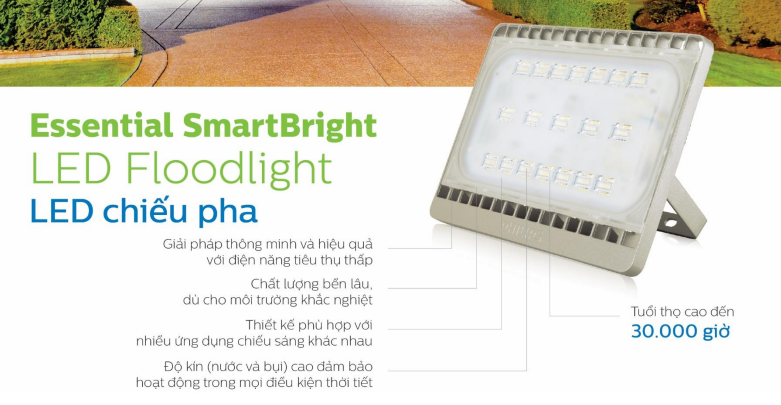 Tại sao nên lựa chọn đèn pha led BVP161 50W 3000K/4000K/5700K Philips?